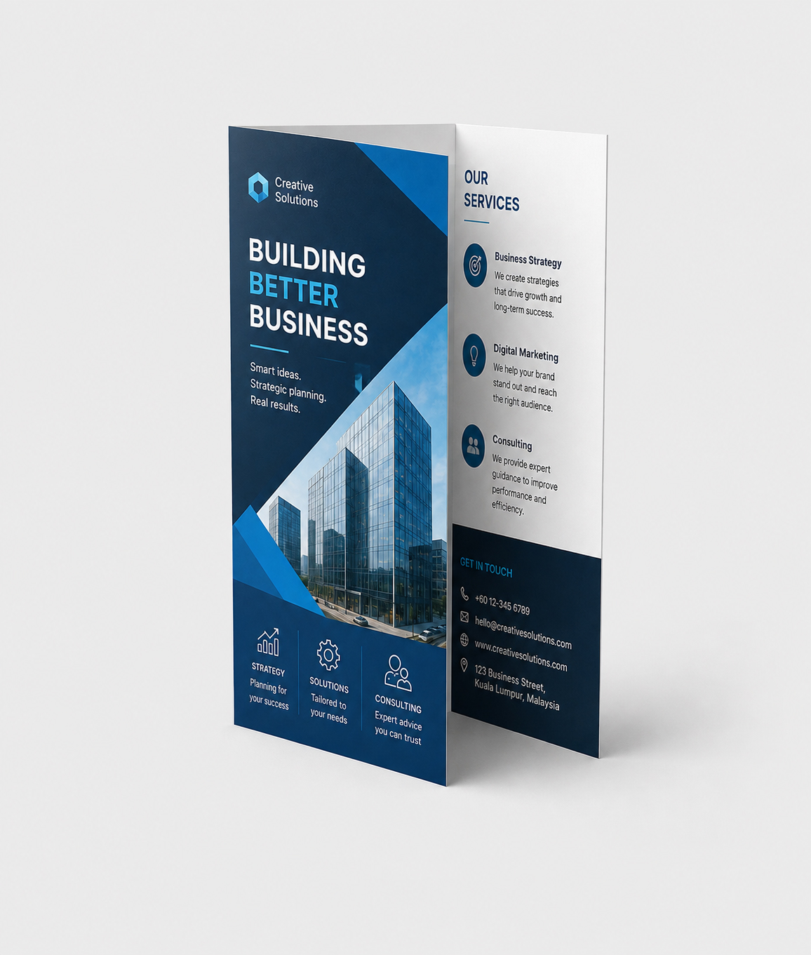 C Fold Tri Fold brochure