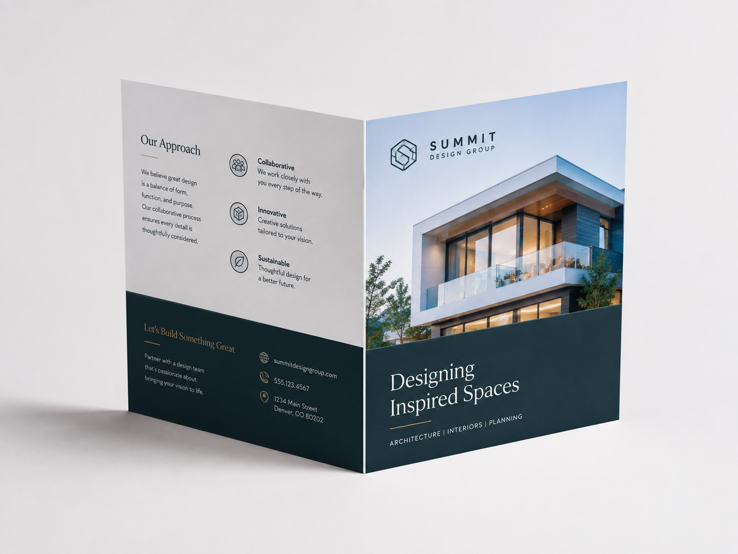 Half Fold brochure