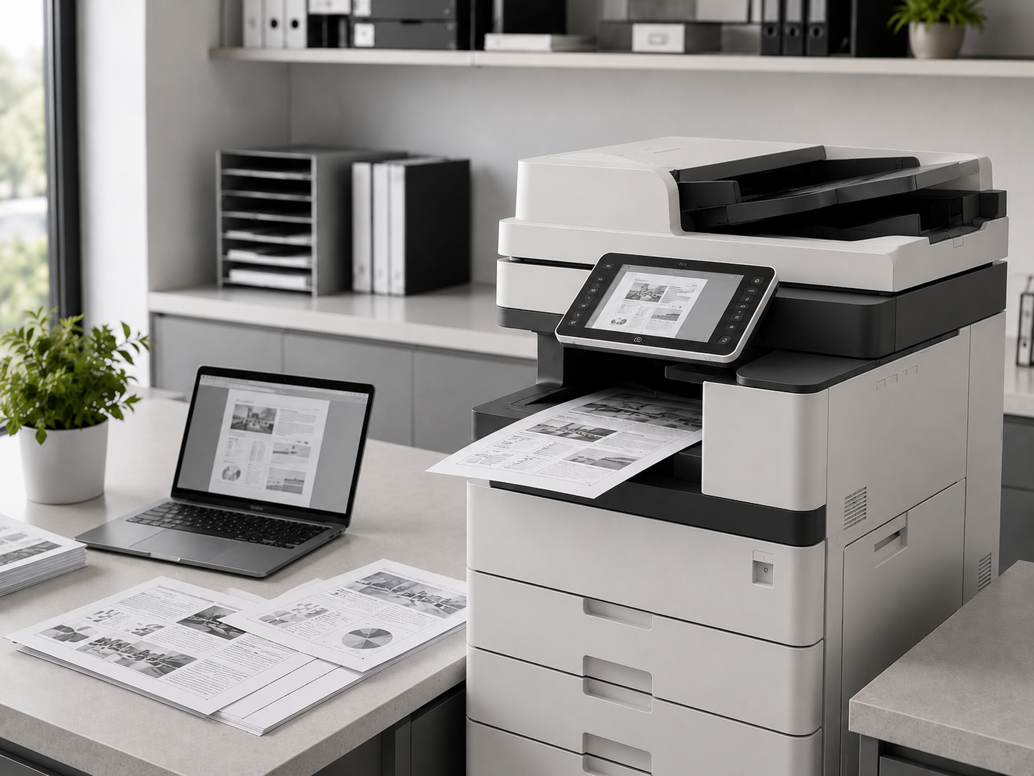 Document printing service from digital file
